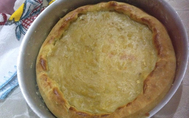 Pizza de baunilha vegana