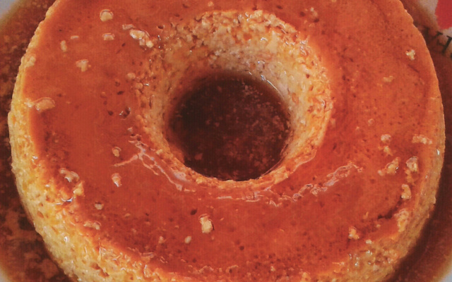 Pudim da magrinha (de leite com parmesão)