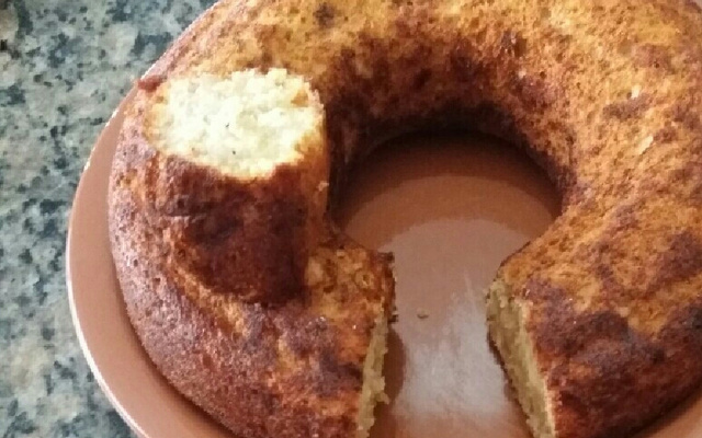 Bolo de banana sem ovos