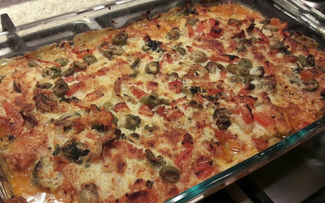 Filé de peixe ao forno