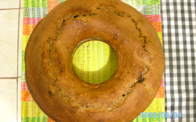 Bolo de banana integral