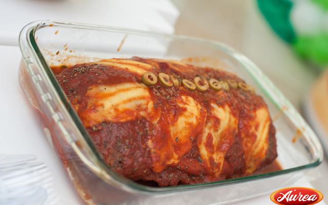 Rocambole de Carne Moída Áurea