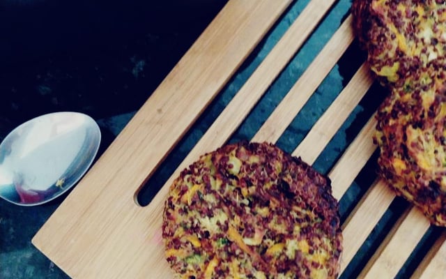 Hamburger de Quinoa Vegetariano