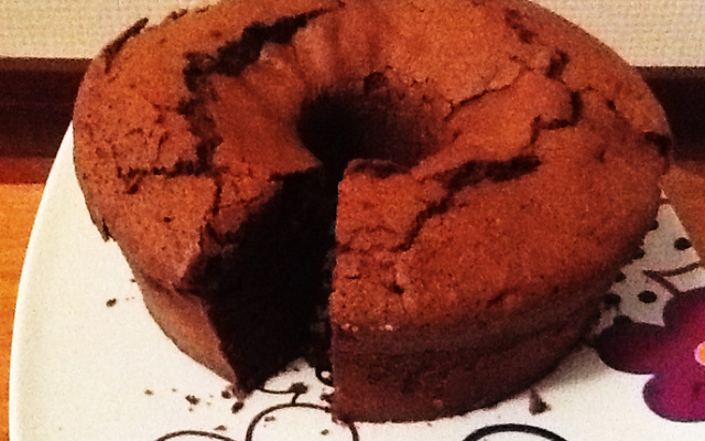 Bolo de chocolate tradicional