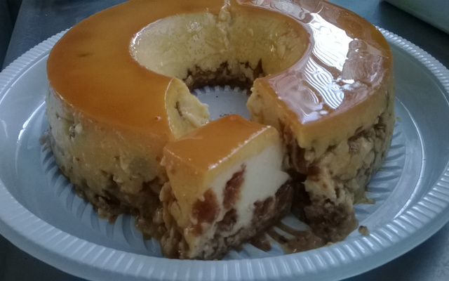 Pudim de paçoquinha