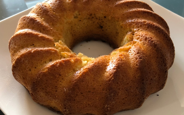 Bolo do Lu - Iogurte com farinha de coco