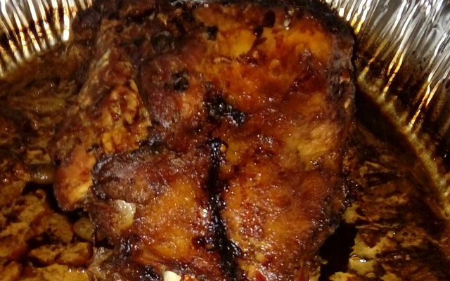 Pernil assado na cerveja