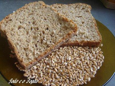 Super pão integral de trigo inteiro