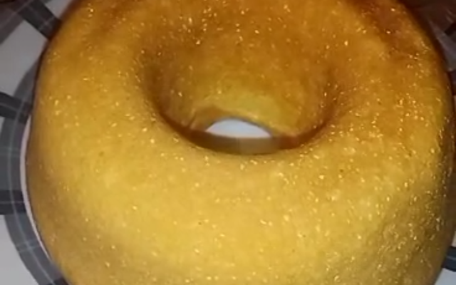Bolo de fubá e milho