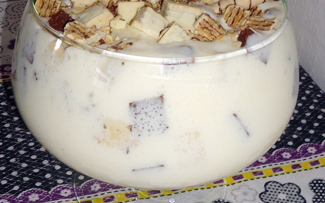 Creme de limão com Bis