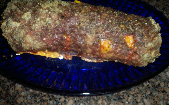 Rocambole de carne moída