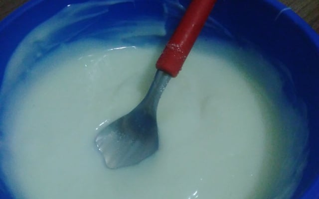 Mingau ou papa de maizena