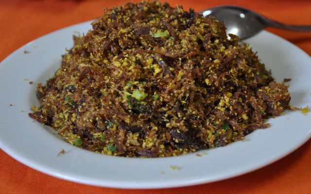 Paçoca de carne de sol da Cleo