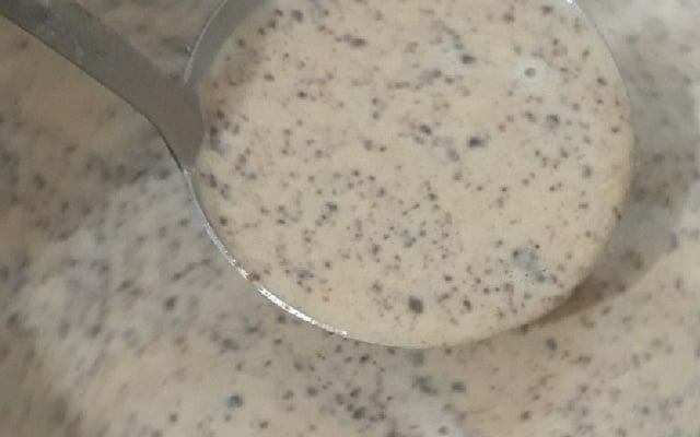 Chá de amendoim com canela