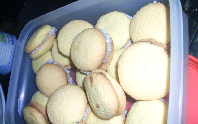 Alfajor de amido de milho (Maisena)