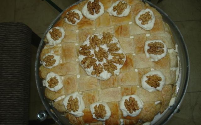 Torta deliciosa de nozes