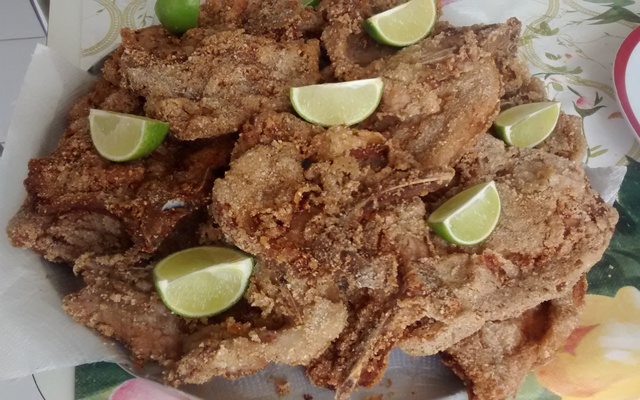 Bisteca de porco crocante