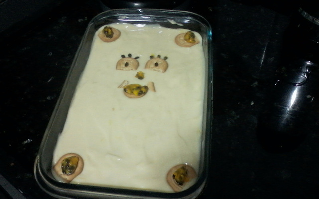 Pavê de maracujá natural