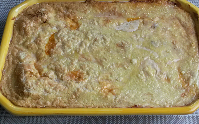 Bolo português de bacalhau