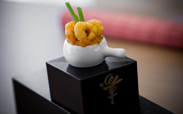 Escondidinho de camarão com kani