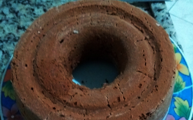 Bolo de chocolate simples