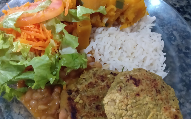 Hambúrguer de lentilha