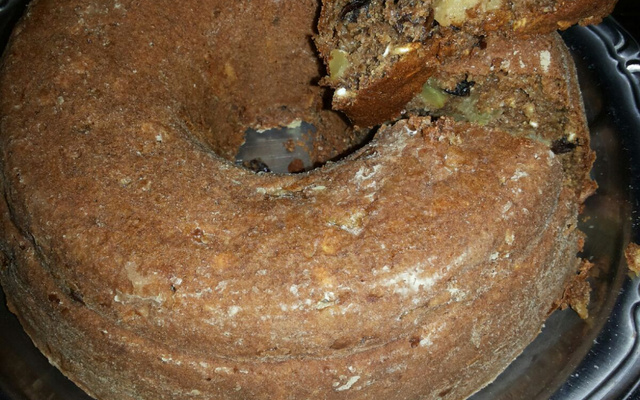 Bolo de Maçã Integral com Aveia e Passas