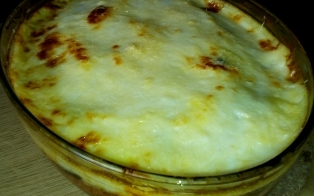 Mussaká rápida, típica grega