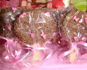 Pirulito de brigadeiro