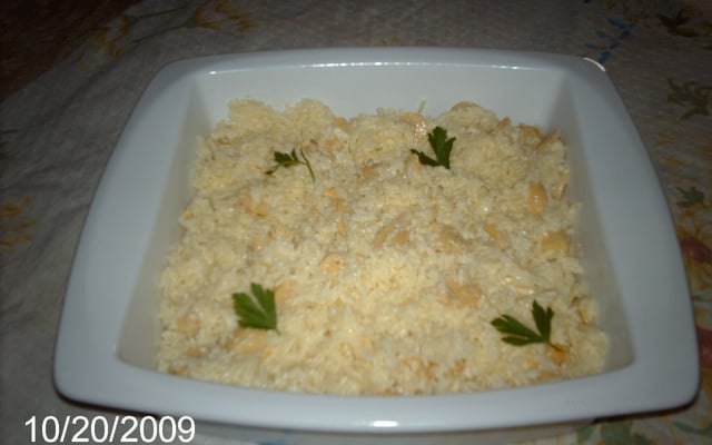 Arroz à piamontese do Junior