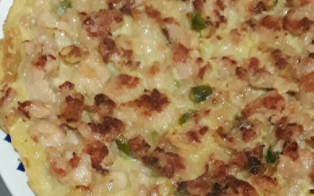 Omelete com Linguiça