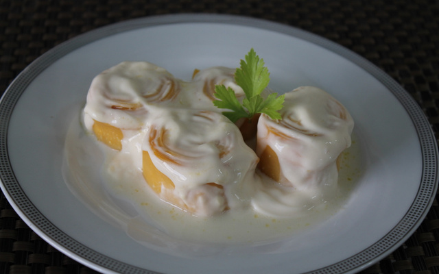 Rondele ao molho branco super rápido