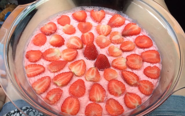 Mousse  de morango