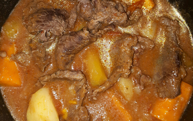 Bife de panela de pressão