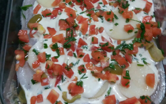 Filé de tilápia ao forno