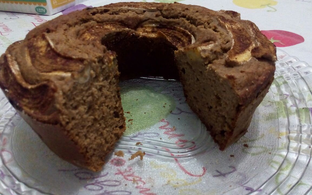 Bolo de milho sem trigo, açúcar e gordura