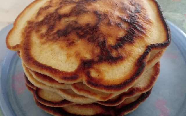 Panqueca americana de maçã e canela