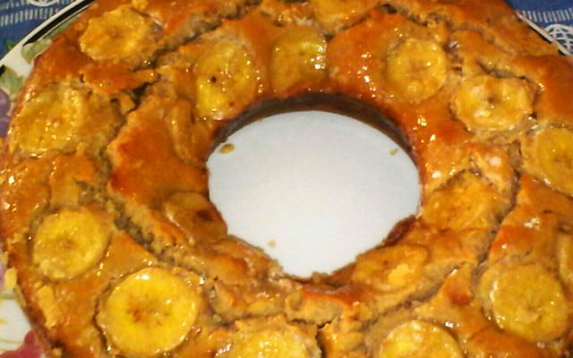 Bolo light de banana