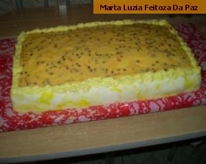 Cobertura de maracujá para bolo