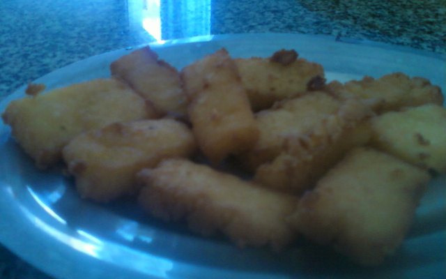 Polenta frita super fácil