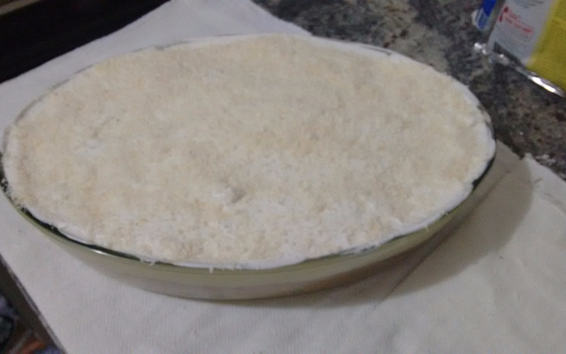 Bolo abacaxi de forma