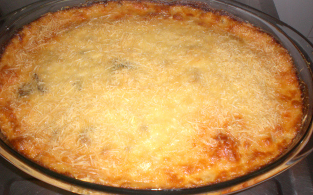 Escondidinho de bacalhau à moda