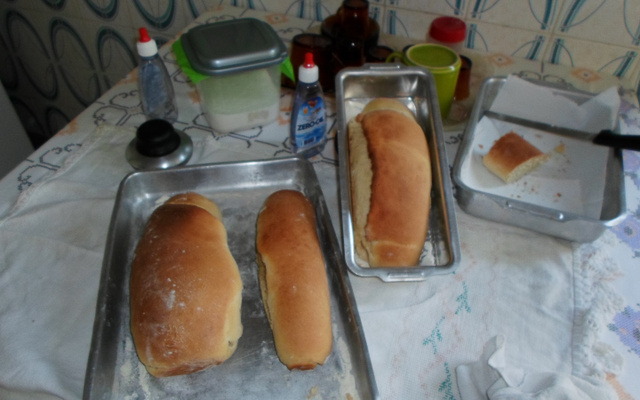 Pão caseiro de família