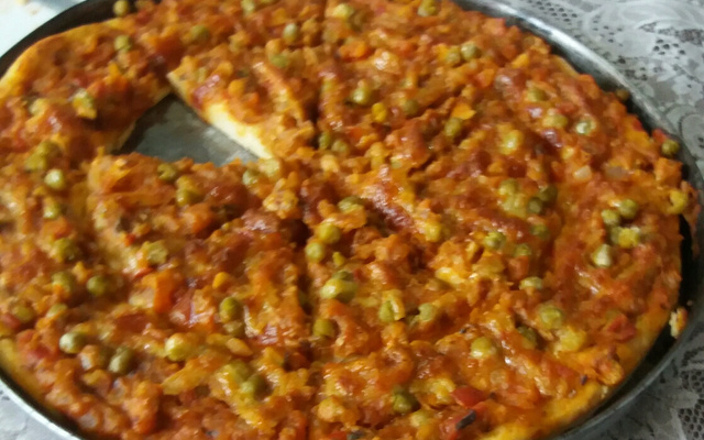 Pizza de sardinha da Ale