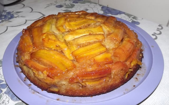 Bolo de banana fofinho