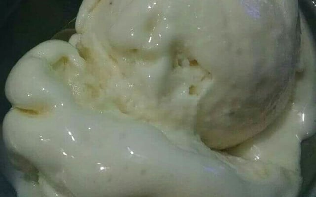 Sorvete de limão caseiro