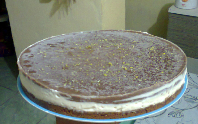 Torta de limão com chocolate