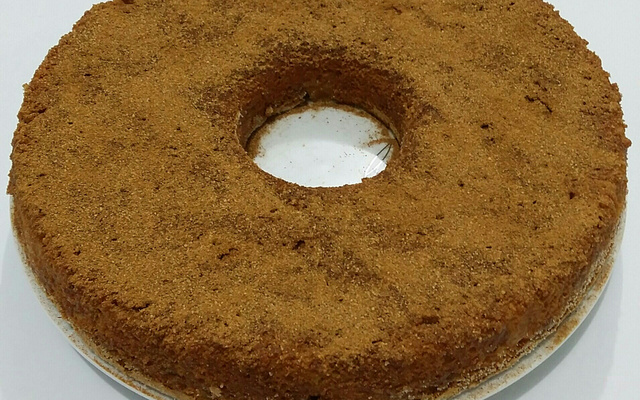 Bolo de maçã molhadinho sem ovos