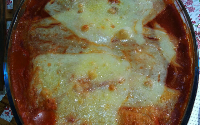 Bife à parmegiana da Ludmila