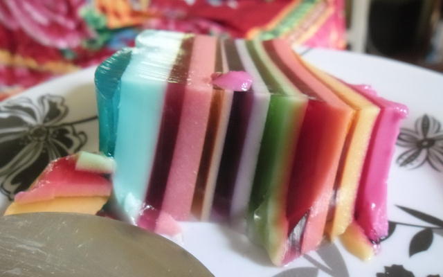 Gelatina em camadas em homenagem a The Office